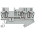SIEMENS - Morsetto passante con collegamento a molla, 3 punti di collegamento