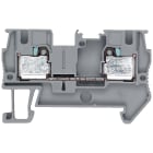 SIEMENS - Morsetto passante 4 mm², larghezza 6,2 mm, grigio 8WH60000AG00