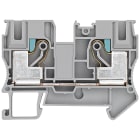 SIEMENS - Morsetto passante in tecnica IPO, 10 mm² larghezza 10,0 mm, grigio 1000 V, 2 punti di collegamento