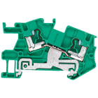 SIEMENS - Morsetto passante PE-INSTA 4 mm², larghezza 6,2 mm giallo-verde 8WH60010CG07