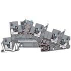 SIEMENS - Morsetto per installazione 2,5 mm², larghezza 5,2 mm, grigio PE, L, sezionatore a coltello N