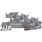 SIEMENS - Morsetto per installazione PE, L, L 2,5 mm², larghezza 5,2 mm, grigio 8WH60014HF00