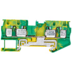 SIEMENS - Morsetto passante PE 4 mm², larghezza 6,2 mm giallo-verde 4 unità di serraggio 8WH60040CG07