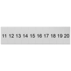 SIEMENS - Targhetta di siglatura, frontale, con 11-20, verticale, larghezza del morsetto: 4,2 mm