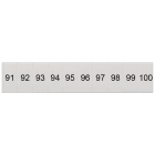 SIEMENS - Targhetta di siglatura, frontale, con 91-100, verticale, larghezza del morsetto: 5,2 mm