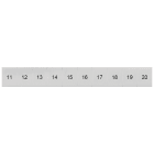 SIEMENS - Targhetta di siglatura, frontale, con 11-20, verticale, larghezza del morsetto: 8,2 mm
