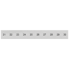SIEMENS - Targhetta di siglatura, frontale, con 21-30, verticale, larghezza del morsetto: 8,2 mm