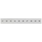 SIEMENS - Targhetta di siglatura, frontale, con 41-50, verticale, larghezza del morsetto: 8,2 mm