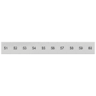 SIEMENS - Targhetta di siglatura, frontale, con 51-60, verticale, larghezza del morsetto: 8,2 mm