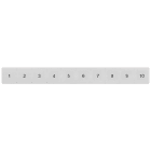 SIEMENS - Targhetta di siglatura, frontale, con 1-10, verticale, larghezza del morsetto: 10,2 mm