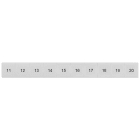 SIEMENS - Targhetta di siglatura, frontale, con 11-20, verticale, larghezza del morsetto: 10,2 mm