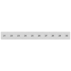 SIEMENS - Targhetta di siglatura, frontale, con 21-30, verticale, larghezza del morsetto: 10,2 mm