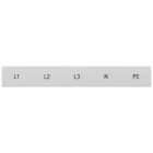 SIEMENS - Targhetta di siglatura, frontale, con L1, L2, L3, PE, N, verticali 8WH81207AA15