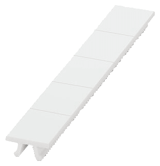 SIEMENS - Etichetta di siglatura, iscrizione frontale, La: 16,2 mm, fissaggio a scatto, bianco, 35 mm2 8WH81207XA05