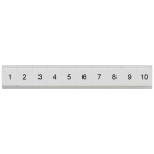 SIEMENS - Targhetta di siglatura, piatta, con 1-10, verticale, larghezza del morsetto: 4,2 mm, A: 6,4 mm