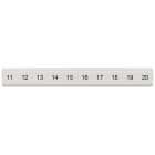 SIEMENS - Targhetta di siglatura, piatta, con 11-20, verticale, larghezza del morsetto: 5,2 mm, A: 6,4 mm