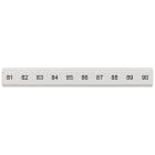 SIEMENS - Targhetta di siglatura, piatta, con 81-90, verticale, larghezza del morsetto: 5,2 mm, A: 6,4 mm