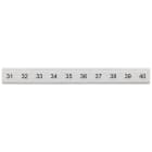 SIEMENS - Targhetta di siglatura, piatta, con 31-40, verticale, larghezza del morsetto: 6,2 mm, A: 6,4 mm