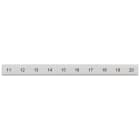 SIEMENS - Targhetta di siglatura, piatta, con 11-20, verticale, larghezza del morsetto: 8,2 mm, A: 6,4 mm