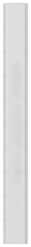 SIEMENS - Etichetta di siglatura, iscrizione piatta, 01-10, La: 8,2 mm, fissaggio a scatto, bianco, 6 mm2