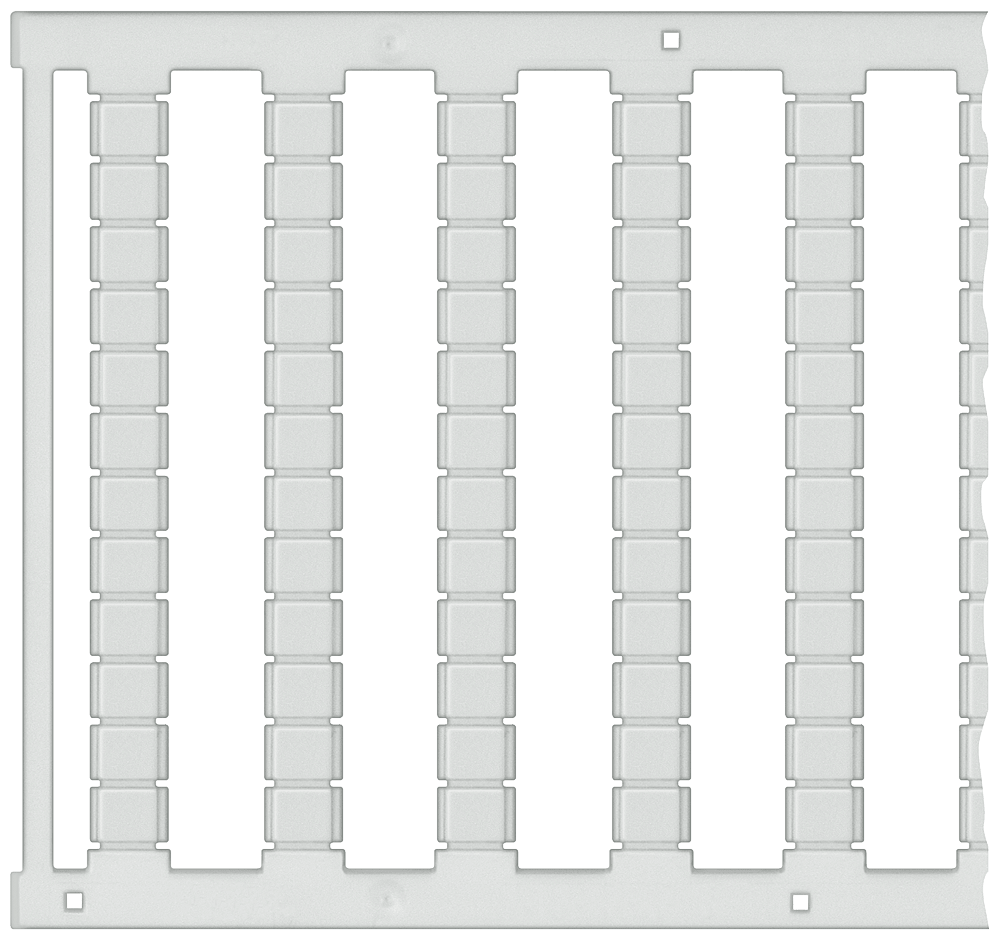 SIEMENS - Targhetta di siglatura, frontale, orizzontale e verticale, larghezza del morsetto: 4,2 mm 8WH82031AA05