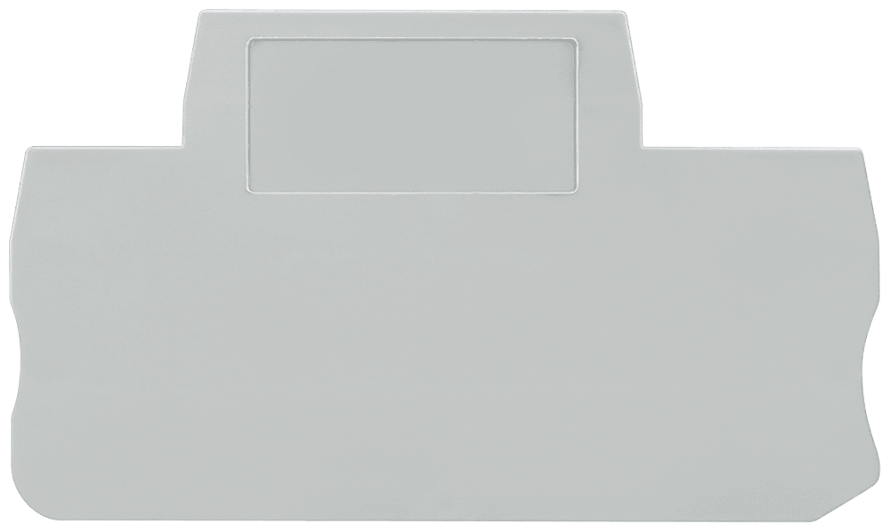 SIEMENS - Piastra terminale per morsetti a due piani con collegamento a molla, sezione: 2,5 mm² 8WH90001VA00