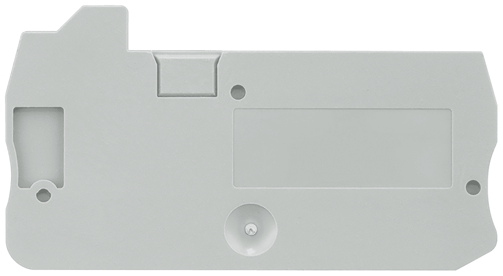 SIEMENS - Piastra terminale per morsetti passanti con collegamento a vite/a molla, 3 punti di collegamento 8WH90002HA00
