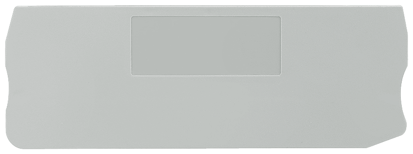 SIEMENS - Piastra terminale per morsetti passanti con collegamento a molla, sezione: 6 mm² 8WH90041GA00