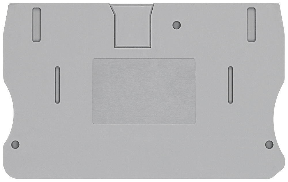 SIEMENS - Piastra terminale per 10 mm², grigio 8WH90051SA00