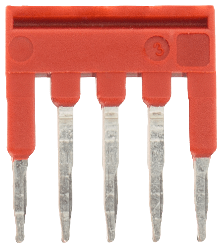 SIEMENS - Ponticello a innesto 4 poli, 3,5 mm rosso 8WH90206JE02