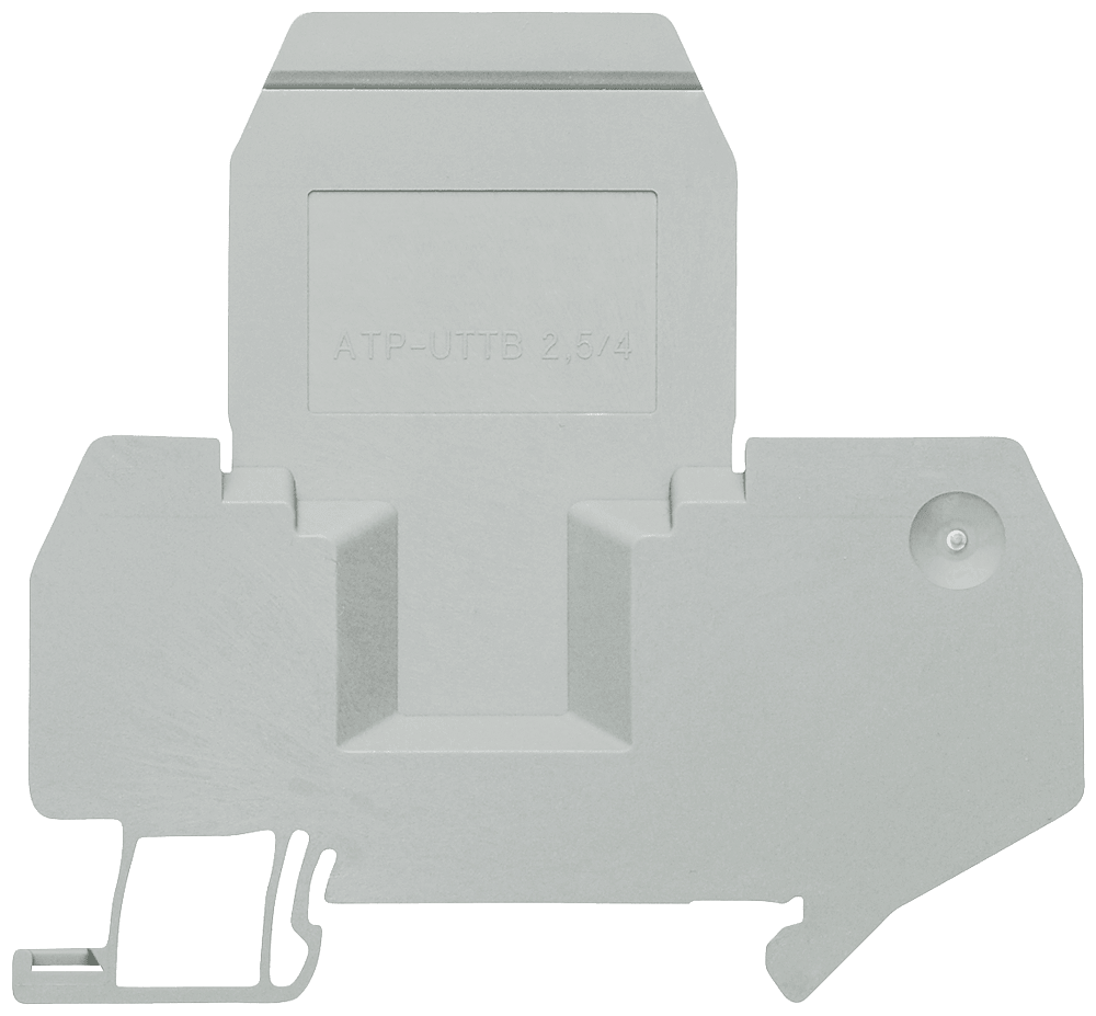 SIEMENS - Piastra di separazione compartimentale per morsetti doppi fino alla dimensione del morsetto 4,0 mm² larghezza 2 mm, separazione 8WH90706FA00