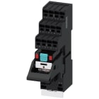 SIEMENS - Relè a spina, apparecchio completo, AC 230 V, 4CO, modulo LED, zoccolo colore rosso