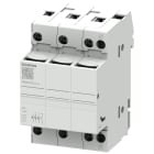 SIEMENS - portafusibili per cartucce cilindriche 10x38mm, 3P+N In: 32 A,Un AC: 690 V