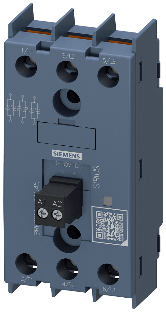 SIEMENS - RELE STAT. 3-POL 45MM 25A 48-600V/4-30VD