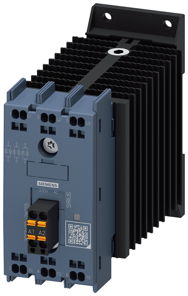 SIEMENS - CONT. STAT. 3-POL 45MM 20A 48-600V/230VA