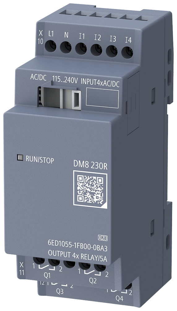 SIEMENS - LOGO! DM8 230R EXP. MOD. 2 MW, 4DI/4DO