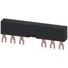 SIEMENS - sbarre collettrici trifase spaziatura 65 mm per 2 interruttori+accessori attacchi a forcella