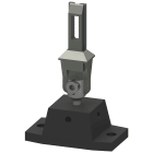 SIEMENS - azionatore in acciaio inox, azionatore radiale universale esecuzione HEAVY DUTY verticale e orizzontale impostabile, lunghezza = 77 mm per interr...