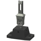 SIEMENS - azionatore in acciaio inox, azionatore radiale universale esecuzione HEAVY DUTY verticale e orizzontale impostabile, lunghezza = 77 mm per interr...