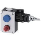 SIEMENS - Interruttore a fune, 2x M25x1,5, 1NO+1NC, con blocco EN ISO 13850, con LED rosso