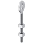 SIEMENS - Vite ad anello M6 x 50, inclusi 2 x dadi, acciaio zincato