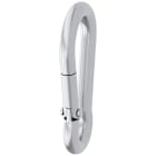 SIEMENS - Moschettoni DIN 5299, forma a C, 50 mm x 5mm in acciaio inox, confezione come set (2 pezzi)