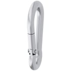 SIEMENS - Moschettoni DIN 5299, forma a C, 50 mm x 5mm in acciaio inox, confezione come set (2 pezzi)