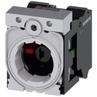 SIEMENS - Supporto per 3 moduli, in metallo, 1 NO, 1 NC, modulo LED, verde, AC/DC 24 V