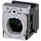 SIEMENS - Supporto per 3 moduli, in metallo, 1 NO, 1 NO, modulo LED, bianco, AC/DC 24 V 3SU15111AB603NA0