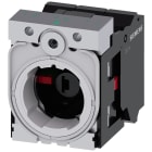 SIEMENS - Supporto per 3 moduli, in metallo, 1 NC, 1 NC, modulo LED, bianco, AC/DC 24 V