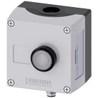 SIEMENS - pulsantiera per dispositivo di comando 22 mm, rotondo, materiale della pulsantiera plastica, parte superiore della pulsantiera grigia, 1 punto di c...