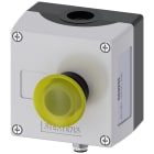 SIEMENS - pulsantiera per dispositivi di comando 22 mm, rotondo, materiale della pulsantiera plastica, parte superiore della pulsantiera grigia, 1 punto di c...