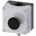 SIEMENS - pulsantiera per dispositivi di comando 22 mm, rotondo, materiale della pulsantiera metallo, parte superiore della pulsantiera grigia, 1 posto di co...