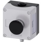 SIEMENS - pulsantiera per dispositivi di comando 22 mm, rotondo, materiale della pulsantiera metallo, parte superiore della pulsantiera grigia, 1 posto di co...